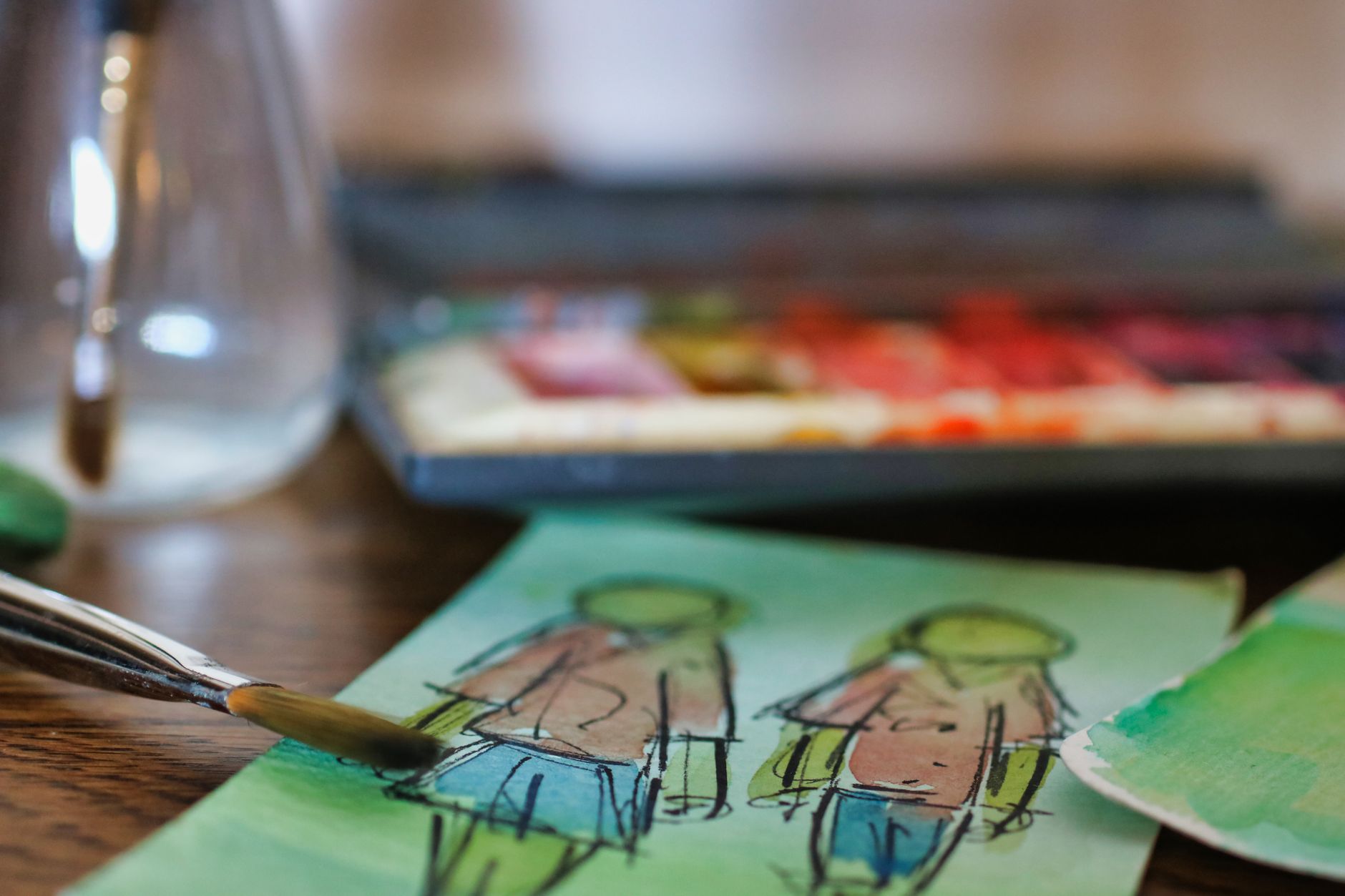 Le style aquarelle, tout en douceur