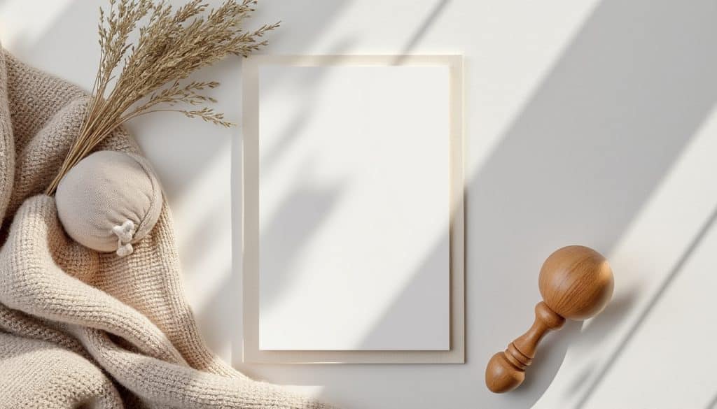Faire-part de naissance minimaliste : les codes