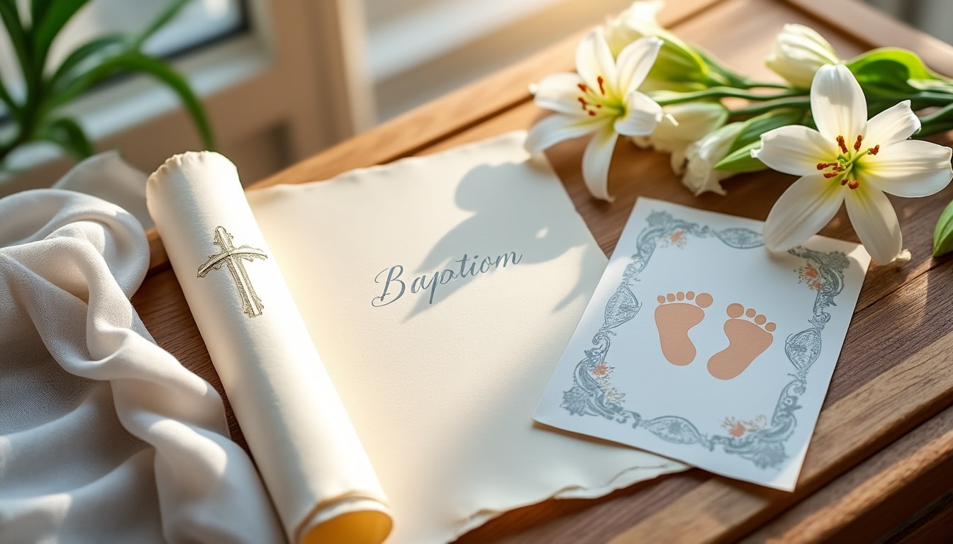 Faire-part de baptême : ce qui le distingue du faire-part de naissance