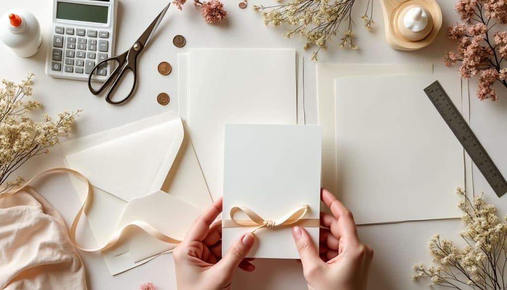 Faire-part de mariage à faire soi-même : matériel, étapes et budget