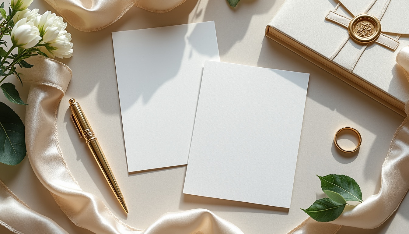 Faire-part de mariage en anglais : formules et pièges de traduction