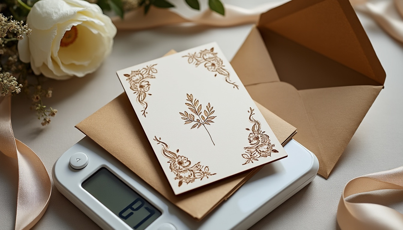 Faire-part de mariage en bois : rendu, poids et coût d&rsquo;envoi