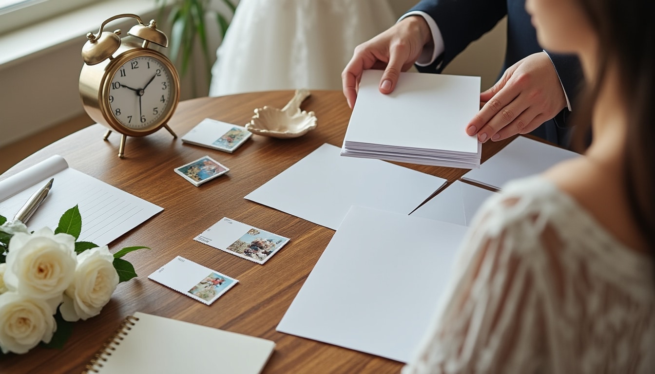 Quand envoyer ses faire-part de mariage : le bon délai